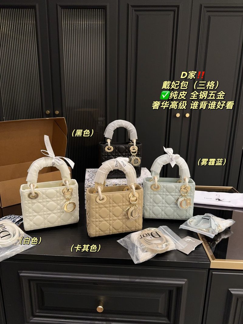 Dior Princess Diana bag (three compartments)