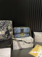 With folding box Dior denim Dior Montaigne