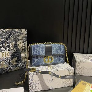 With folding box Dior denim Dior Montaigne