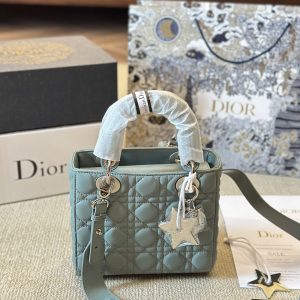 Dior lady Dior handbag Princess Diana sheepskin pattern