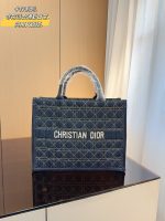 Dior/Dior 2024 new denim teng pattern handbag tote bag