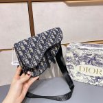 DIOR/Dior new waist bag chest bag saddle bag Dior Dior baby and other stars have the same unique and novel design style counter commemorative saddle bag 's Dior new style bag