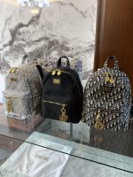 DioR's classic presbyopic all-over embroidered canvas backpack