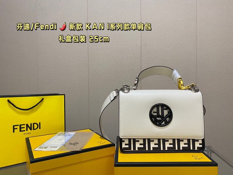 Fendi/Fendi  New KAN I series shoulder bag❣️Imported high-quality fabrics