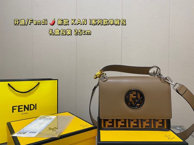 Fendi/Fendi  New KAN I series shoulder bag❣️Imported high-quality fabrics