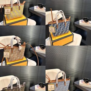 Fendi Roll vegetable basket with folding box