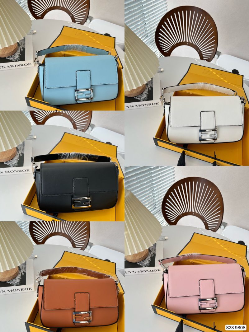 Fendi baguette bag with folding box / You can always trust the ceiling of Fendi baguette bag~it will look good no matter how you carry it or match it!