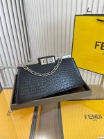 fendi Fendi lock accordion bag