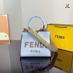 Fendi/Fendi new FF presbyopic canvas and leather