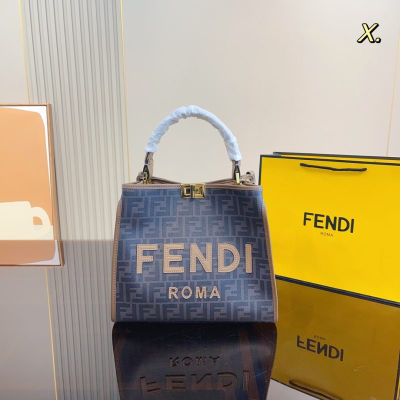 Fendi/Fendi new FF presbyopic canvas and leather