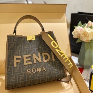 Fendi Tote When it comes to big logos