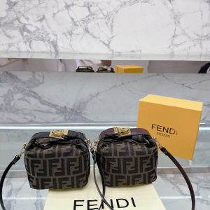 Although Fendi's lunch bag is square