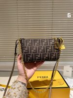 Second-hand Fendi presbyopic armpit mahjong bag