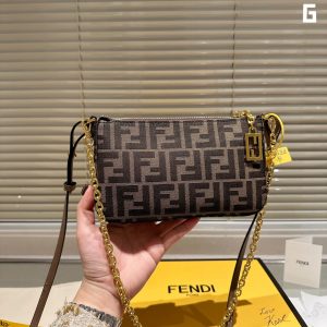 Second-hand Fendi presbyopic armpit mahjong bag