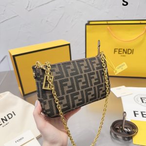 Second-hand Fendi presbyopic armpit mahjong bag