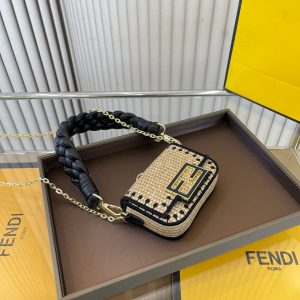 Fendi fendi straw bag