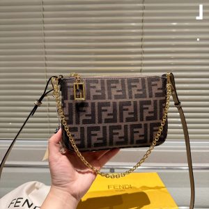 Second-hand Fendi presbyopic armpit mahjong bag