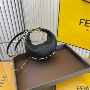 fendi mini half-moon bag