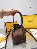 FENDI’s small bucket has a large capacity and can really be filled