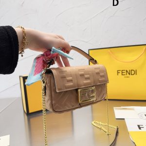 Fendi baguette bag embossed