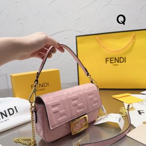 Fendi baguette bag embossed