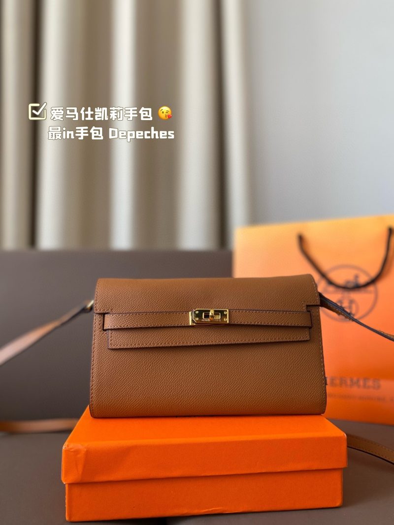 With folding box Hermès Kelly clutch