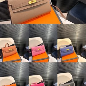 Mit Faltschachtel Hermès Kelly Clutch