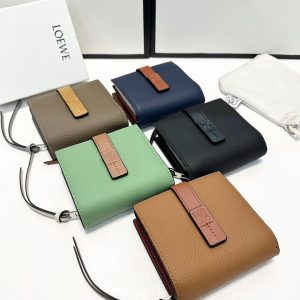 Color Multiple colors available Size 12x10 Loewe’s new popular cowhide wallet Multi-functional