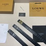 ✈️  Brand: Loewe. Steel buckle   Grade:  Original private goods. Imported first-layer cowhide with black bottom