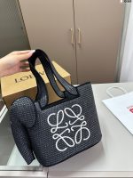 LOEWE's new straw elephant tote bag