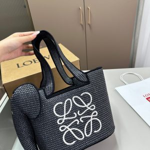 LOEWE's new straw elephant tote bag