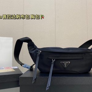 Prada chest bag/waist bag with box