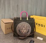 Fendi Versace joint tote