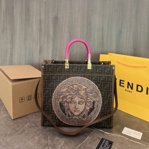 Fendi Versace joint tote