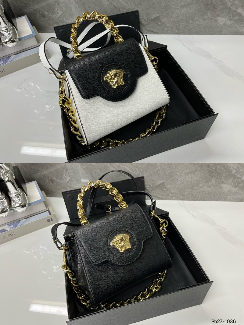 -- Borsa Versace con scatola pieghevole