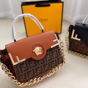 Fendi Versace co-branded handbag